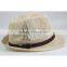 Wholesale cheap Mens Jazz fedora hat Tourism outdoor shading Hollow straw hat panama