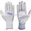 13 gauges pu coated nylon gloves