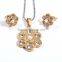2016 trending products stainless steel jewelry gold jewelry set