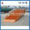 12 ton mobile hydraulic container loading dock ramp lift/ yard ramp