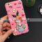 PU Leather 3D Design Candy Girl Case for iPhone