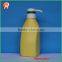 450ml HDPE hair conditioner shampoo plastic bottle with dispenser pump