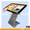 2015 fashional IR touch LED tablet kiosk stand