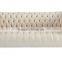 Cotton and Linen Light Grey 3 -Seater Fabric Sofa