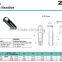 For Machinery Handles and CNC Lathe Parts Aluminum Cranked Handle