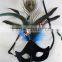 Wholesale Party Masquerade Mask Cock Feather And Peacock Feather Mask For Halloween Products