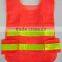 Cheap work safety vest/red safety vest