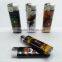 Hot selling customized paper plastic lighter