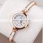 New Fashion Thin Alloy Bracelet Delicate Dial Fancy Ladies Watch