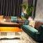S15917 Antique Living Room Velvet Fabric Chesterfield Sofa
