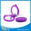 Eco-friendly woman travel folded mini fashion silicone mirror
