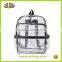 Leisure clear pvc school bag, transparent PVC backpack,outdoor clear PVC travel bag
