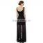 frock design for ladies elegant chiffon evening dresses long black flowy high fashion dresses