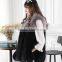 Hot Selling Black Dip Dyed Natural Fox Fur Vest with Long Design 1