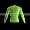 Polyester Spandex Long Sleeves Space Monkeys Compression Shirt/Rash Guard with Club Logo Player Name and Numbers at Sleeves