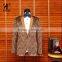 hot new products for 2016 High Quality italian style direct manufacturer oem service casual Slim Fit velvet blazers for men
