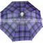 Grid rain folding umbrella for gift/promotion/advertising
