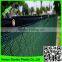 China manufacture customized 95% Vert fonce Brise-vue en polyethylene haute densite traite anti-uv Brise Vue & Vent VERT