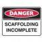 Outside Warning Sign pp Material