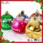 2015 Wholesale Round Shape Small Colorful Plastic Christmas Craft
