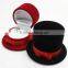 custom made hat shaped Jewelry wedding Ring Boxes