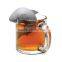 Dongguan silicone steamer custom tea infuser animal tea infuser