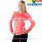 women's breathe long sleeve gym tights fitness clothing