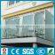 Modern outdoor balcony stainless steel glass balustrade