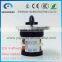 Cam switch YMZ12-32/2 White black selector Ui 690V 32A 2 poles 8 terminals changeover rotary switch sliver point contacts