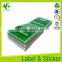 Adhesive labels for plastic bottles adhesive label