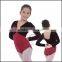C2018 velvet girls wearing leotards wholesale red long sleeve leotard ballet girl leotard