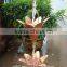8feet Lily Hammered Copper Rain Chains