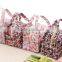 Beautiful flowers printing design lunch bag with great price for offices