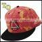 High Quality Flat Embroidery Dying Snapback Caps Cap Snapback