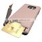 Hybrid Credit Card Case With Stand Function Wholesale Mobile Phone Case For Samsung Galaxy Note 7