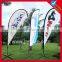 Various waterproof teardrop banners
