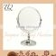 360 degree double sided antique metal cosmetics mirror