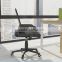 Commercial swivel office funiture chair with armrest and nylon feet