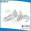 HLT micro usb smile face light led battery charger wall charger