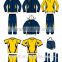 Top design custom unisex sport tracksuit soccer kits