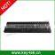 Black backlit weatherproof industrial marine keyboard with full functionality