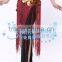 SWEGAL wholesale belly dance hip scarf,belly dance tassels waist belt,tribe style scraf SGBDJ13009