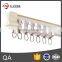OEM bearing wheel curtain track with curved curtain track design