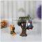 Plastic collectible animal house set toy /collectible plastic house set animal figurine