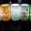 Holiday Use Plastic Battery Operation Flickering Led Glitter Candle