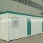 Living 20ft container house with low price/ prefabricated steel frame house