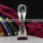 New Design K9 Crystal Natural Crystal Football Trophy