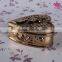 Heart shape electroplating ceramic handmade jewelry box with angel decoration
