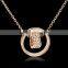 intimate jewelry wedding gold crystal necklace ring to heart designs