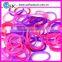 DIY weaving loom rubber bands cheap wholesale fun loom rubber bands for colorful DIY fashion bracelet